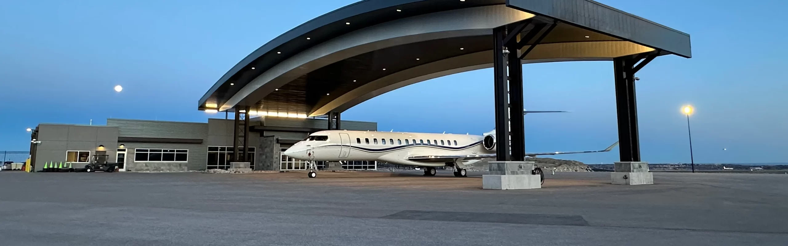 Plane ready for service at CAA FBO